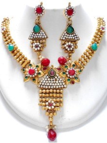 Polki Necklace Set